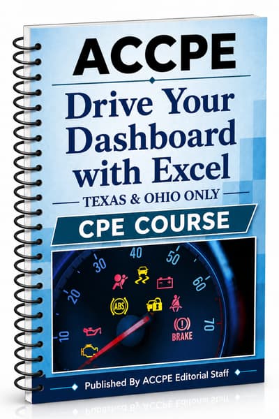 What does Drive Your Dashboard with Excel cover for finance and accounting professionals?
