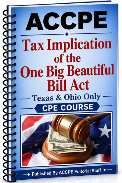 What does Tax Implications of the One BBB Act cover for CPAs and tax professionals?