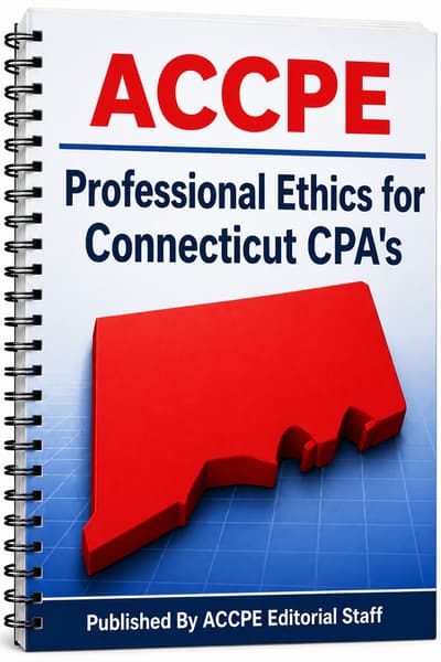 What does Professional Ethics for Connecticut CPAs 2026 cover for CPAs who need ethics CPE?