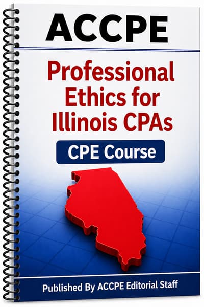 What does Professional Ethics for Illinois CPAs 2025 cover for CPAs who need ethics CPE?