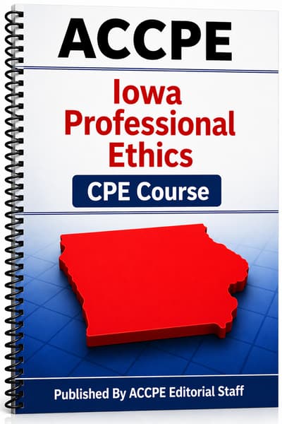 What does Professional Ethics for Iowa CPAs 2025 cover for CPAs who need ethics CPE?