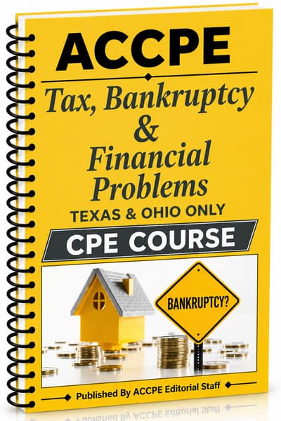 What does Tax, Bankruptcy and Financial Problems 2025 cover for CPAs and tax professionals?