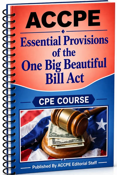 What does Essential Provisions of the One BBB Act 2026 cover for CPAs and tax professionals?