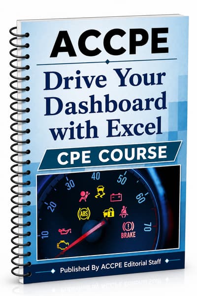 What does Drive Your Dashboard with Excel cover for finance and accounting professionals?