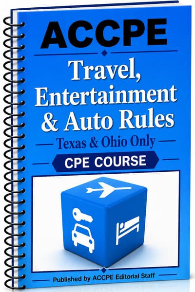 What does Travel, Entertainment and Auto Rules 2025 cover for CPAs and tax professionals?