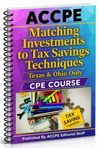 What does Matching Investment to Tax Saving Techniques 2025 cover for CPAs and tax professionals?