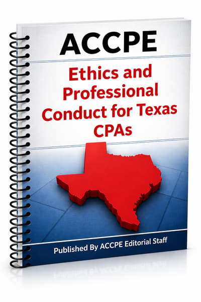 What does Ethics and Professional Conduct for Texas CPAs 2025 cover for CPAs who need ethics CPE?