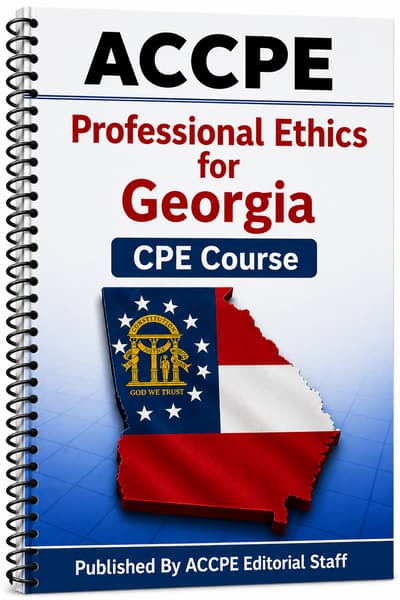What does Professional Ethics for Georgia 2026 cover for CPAs who need ethics CPE?
