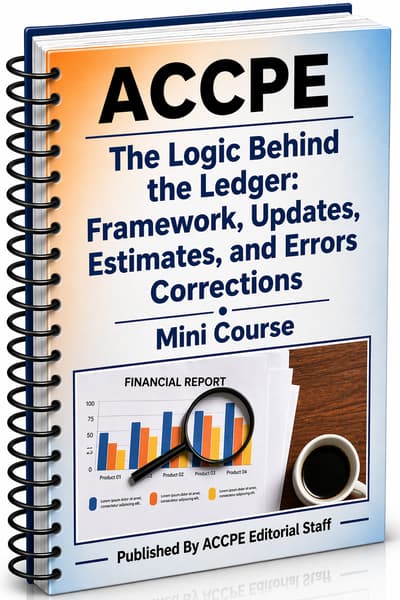 What does The Logic Behind the Ledger - Framework, Updates, Estimates & Error cover for accounting and auditing professionals?