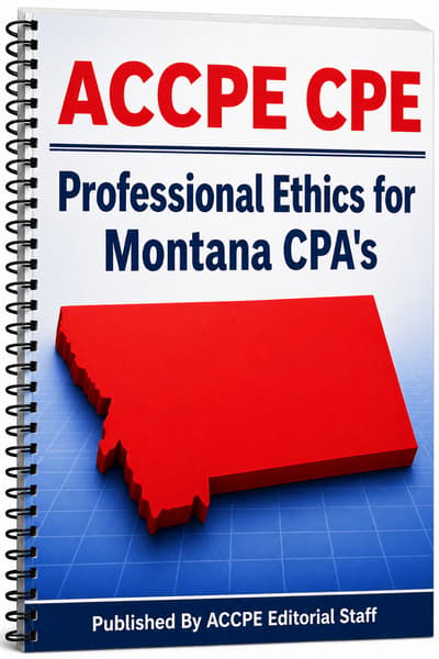 What does Professional Ethics for Montana CPA's 2026 cover for CPAs who need ethics CPE?