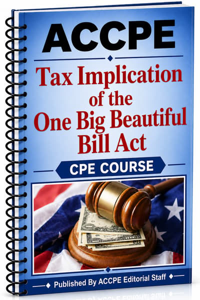What does Tax Implications of the One BBB Act cover for CPAs and tax professionals?