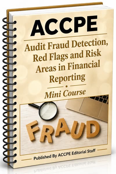 What does Audit Fraud Detection: Red Flags and Risk Areas in Financial Reporting cover for accounting and auditing professionals?