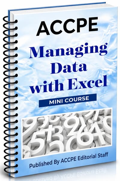 What does Managing Data with Excel cover for CPAs using technology and security controls?