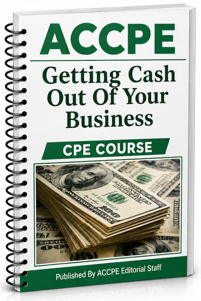 What does Getting Cash Out of Your Business 2025 cover for CPAs and tax professionals?