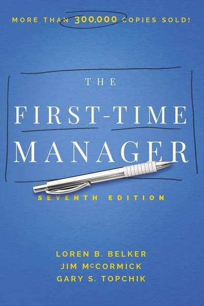 What does The First-Time Manager cover for CPAs and tax professionals?